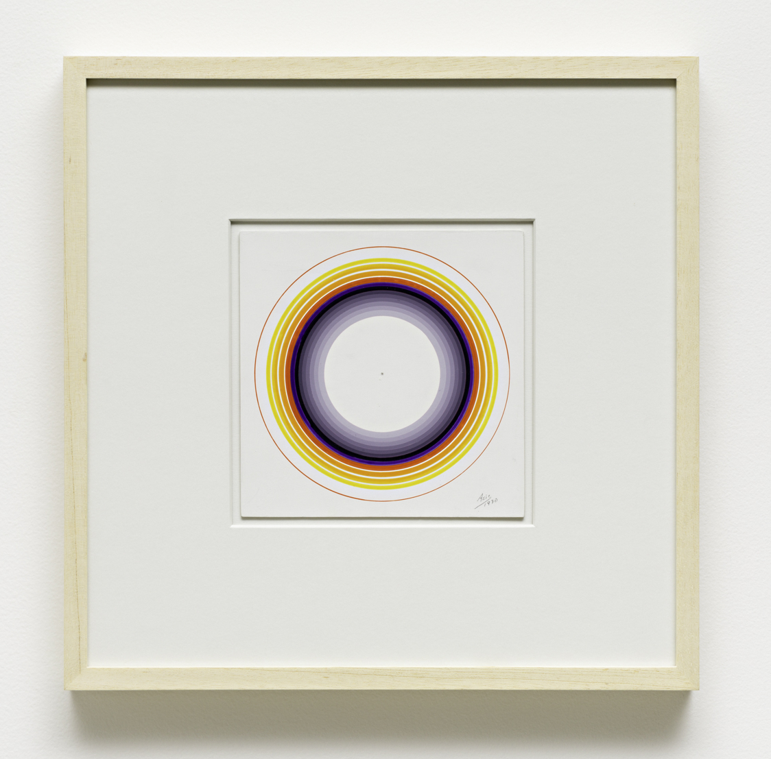 Cercles concentriques, 1970