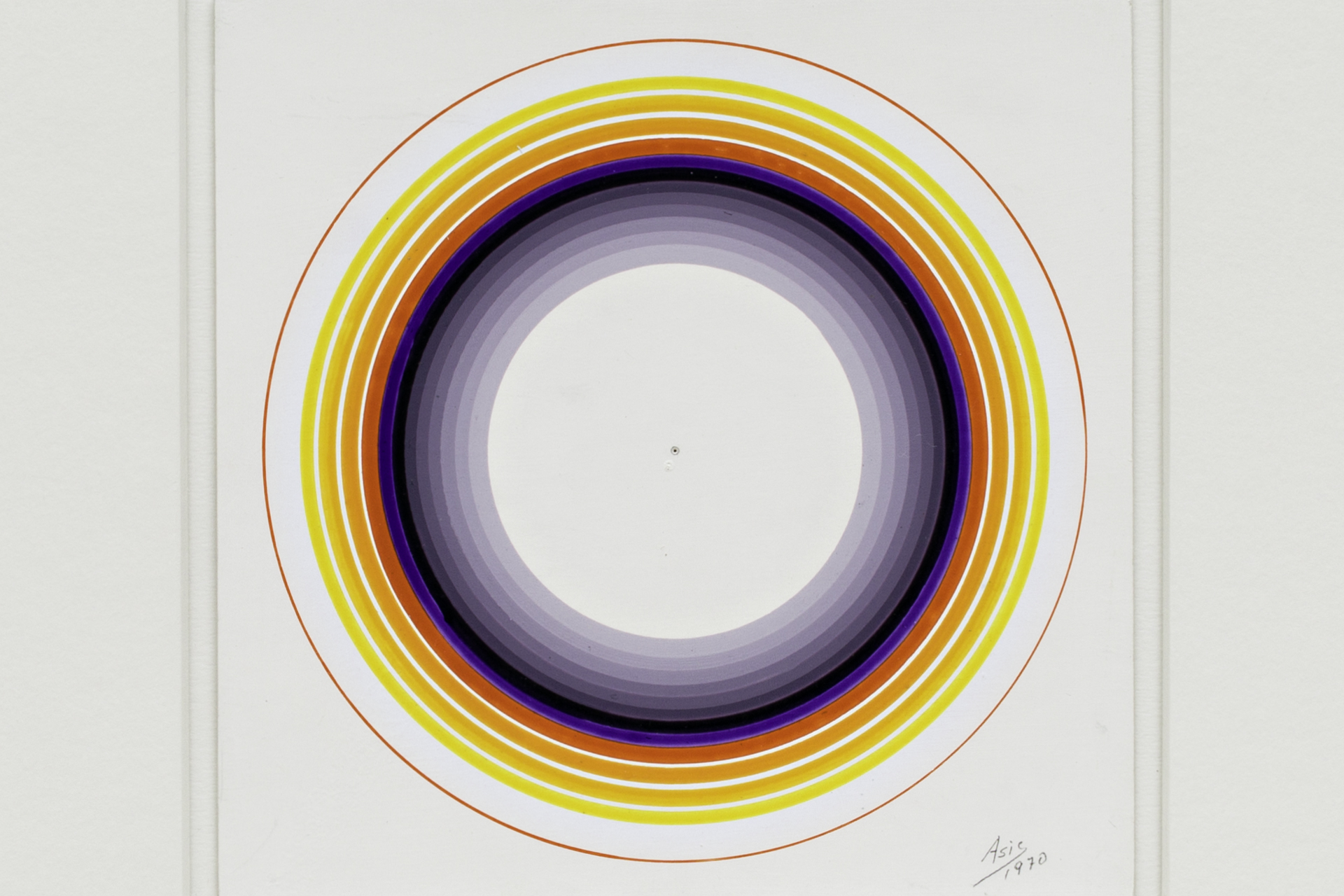 Cercles concentriques, 1970