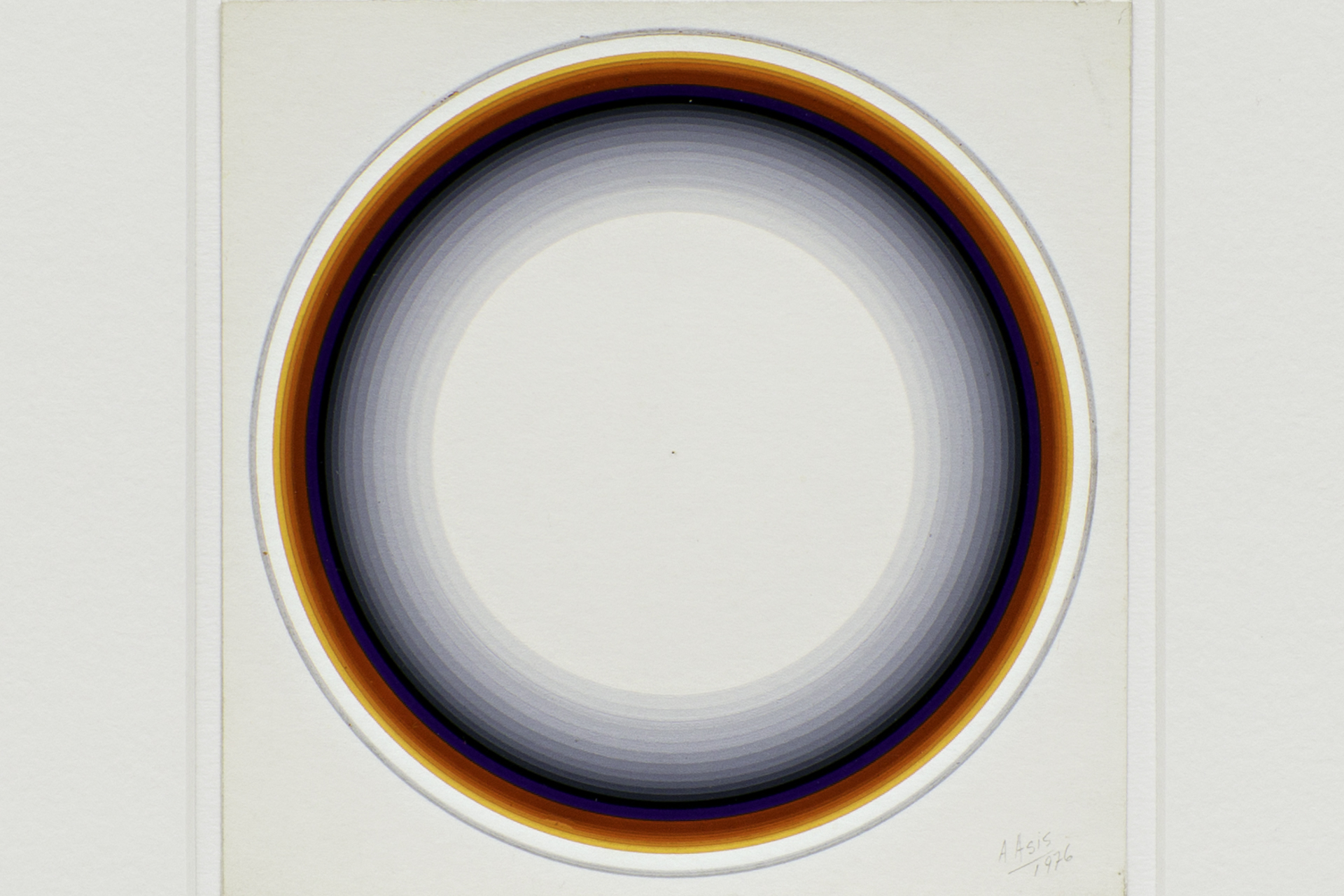 Cercles concentriques, 1976