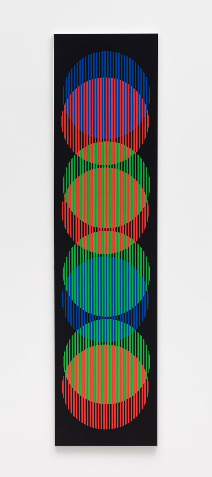 Color Aditivo, Serie Círculos Verticales 1, 2010